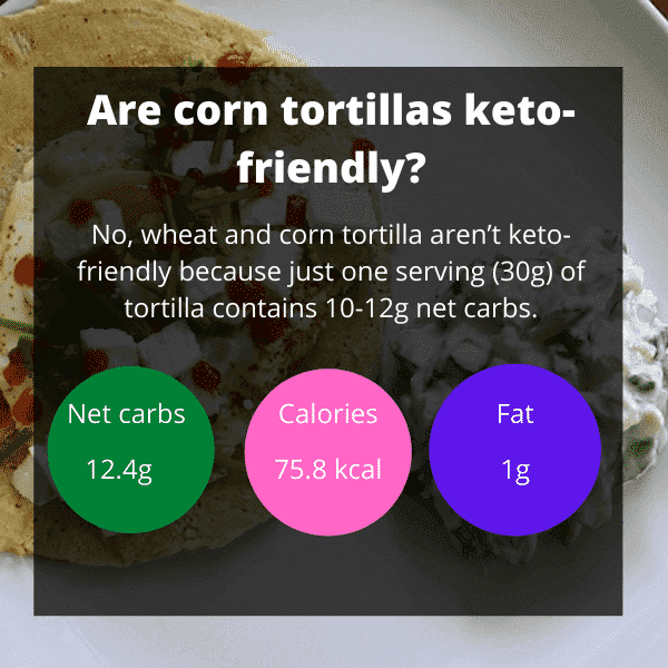 are corn tortilla low carb,
