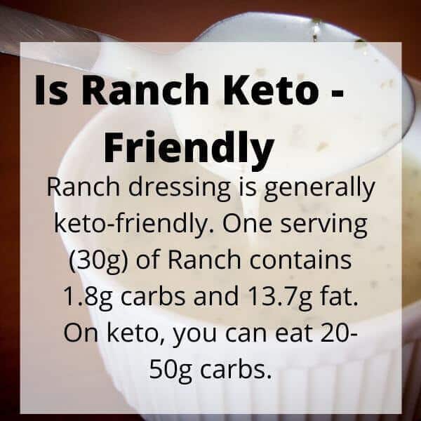 is ranch keto, ranch on ketosis