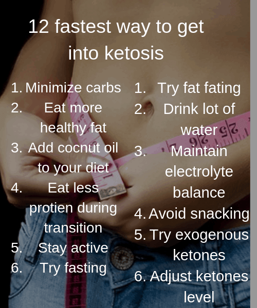 12 ways to get into ketosis