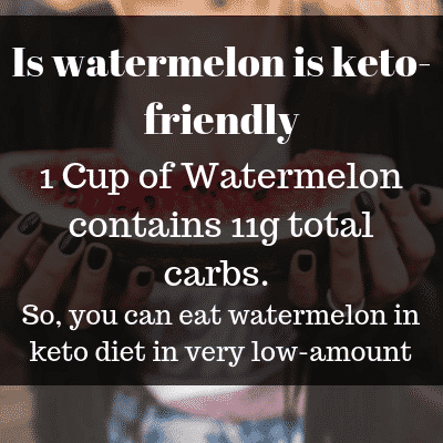 watermelon and keto diet.