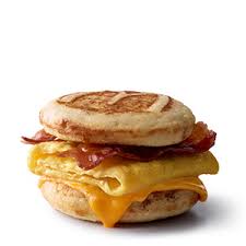 bacon egg cheese, low carb option at mcdonald