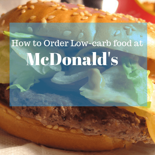 how to order keto food at mcdonald