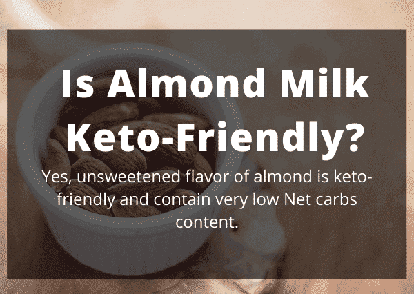 lamond milk o keto, almond milk