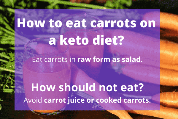 how to eat carrots on keto, what carrots should avoid